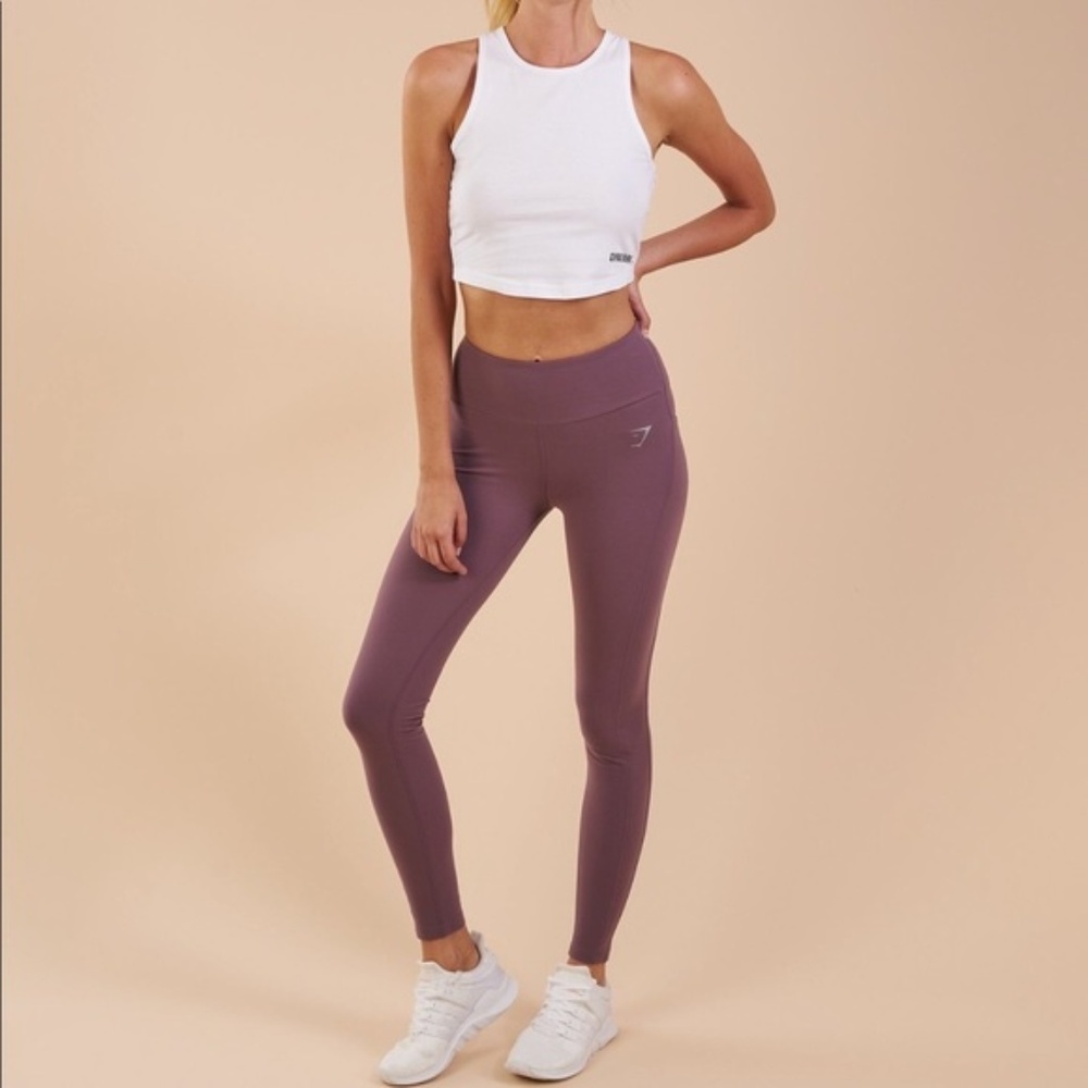 Gymshark Aspire Leggings - Purple Wash - Medium